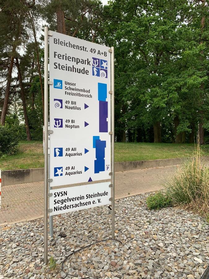 Kleine Moewe, Exklusives Ein Zimmer Apartment Mit Sauna Im Haus Wunstorf Exterior photo